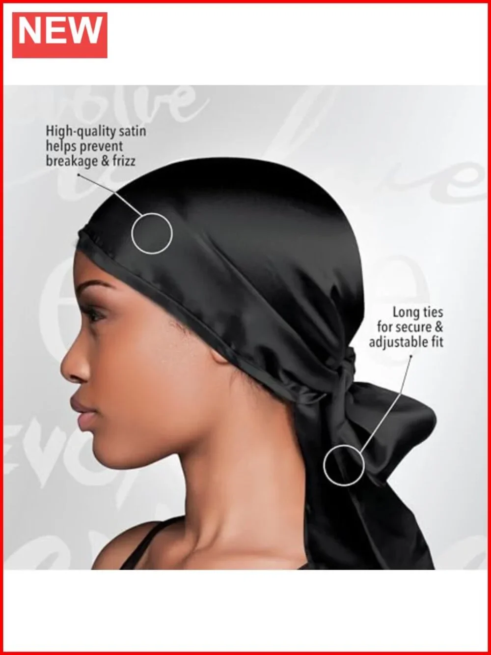 Satin Wrap Scarf - Hair Protection & Nighttime Style